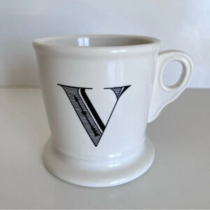 Anthropologie Monogram Mug “V”